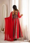 FANCY GEORGETTE EMBROIDERED MALL- BERRY WORK GOWN BOTTOM WITH DUPATTA FESTIVE WEAR WHOLESALE PRICE ETHNIC GARMENT (7)