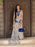 FANCY GEORGETTE EMBROIDERY WITH DIGITAL PRINT WORK TOP PALAZZO WITH DUPATTA FESTIVE WEAR WHOLESALE PRICE ETHNIC GARMENT (2)