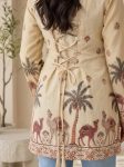FANCY KALAMKARI PRINT WORK TUNIC TOP DAILY WEAR WHOLESALE PRICE ETHNIC GARMENT (21)