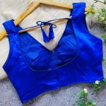 FANCY MALAI SATIN PLAIN STITCHED BLOUSE PARTY WEAR WHOLESALE PRICE ETHNIC GARMENT (1)