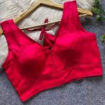 FANCY MALAI SATIN PLAIN STITCHED BLOUSE PARTY WEAR WHOLESALE PRICE ETHNIC GARMENT (8)