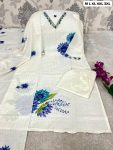 FANCY MORGAN SILK SEQUENCE DIGITAL PRINT WORK TOP BOTTOM WITH DUPATTA FESTIVE WEAR WHOLESALE PRICE ETHNIC GARMENT (5)