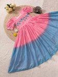 FANCY MUL COTTON PEDDING HAND WORK ONE PIECE DRESS PARTY WEAR WHOLESALE PRICE ETHNIC GARMENT (11)