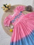 FANCY MUL COTTON PEDDING HAND WORK ONE PIECE DRESS PARTY WEAR WHOLESALE PRICE ETHNIC GARMENT (11)