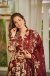 FANCY MUSLIN COTTON DIGITAL PRINT WORK GOWN BOTTOM WITH DUPATTA FESTIVE WEAR WHOLESALE PRICE ETHNIC GARMENT (3)