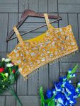 FANCY RANGOLI PLAIN LEHENGA WITH ATTACHED PALLU AND STITCHED BLOUSE PARTY WEAR WHOLESALE PRICE ETHNIC GARMENT (2)