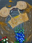 FANCY RANGOLI PLAIN LEHENGA WITH ATTACHED PALLU AND STITCHED BLOUSE PARTY WEAR WHOLESALE PRICE ETHNIC GARMENT (2)