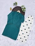 FANCY RAYON COTTON PLAIN TOP WITH EMBROIDERY WORK PALAZZO DAILY WEAR WHOLESALE PRICE ETHNIC GARMENT (4)