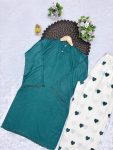 FANCY RAYON COTTON PLAIN TOP WITH EMBROIDERY WORK PALAZZO DAILY WEAR WHOLESALE PRICE ETHNIC GARMENT (4)