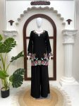 FANCY RAYON SATIN THREAD WORK KURTI PALAZZO SET CASUAL WEAR WHOLESALE PRICE ETHNIC GARMENT (2)