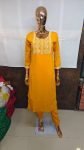FANCY RINKAL COTTON EMBROIDERY WORK TOP PENT SET DAILY WEAR WHOLESALE PRICE ETHNIC GARMENT (5)