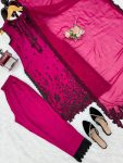 FANCY ROMAN SILK THREAD & SEQUENCE WORK TOP BOTTOM WITH DUPATTA FESTIVE WEAR WHOLESALE PRICE ETHNIC GARMENT (2)