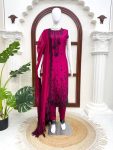 FANCY ROMAN SILK THREAD & SEQUENCE WORK TOP BOTTOM WITH DUPATTA FESTIVE WEAR WHOLESALE PRICE ETHNIC GARMENT (2)