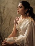 FASHIONABLE SOFT RANGOLI SILK SEQUENCE EMBROIDERY WORK SAREE WITH UNSTITCHED BLOUSE BRIDAL WEAR WHOLESALE PRICE ETHNIC GARMENT (4)