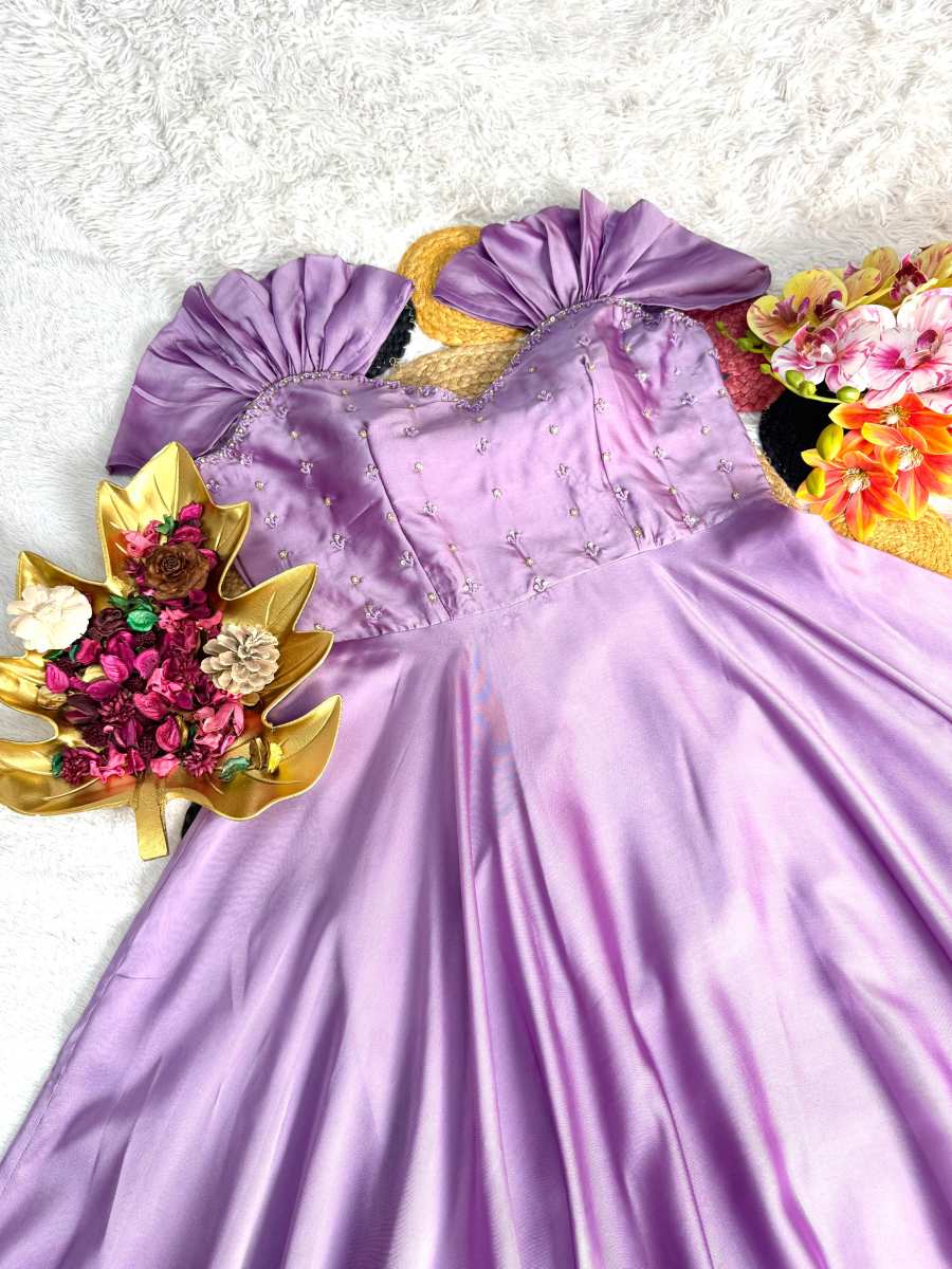 GEORGEOUS RANGOLI SILK MAGGAM WORK GOWN PARTY WEAR WHOLESALE PRICE ETHNIC GARMENT (7)