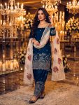 LUXURY FENDI SILK EMBROIDERY SEQUENCE WORK AND RIVET MOTI WORK TOP PALAZZO WITH DUPATTA PARTY WEAR WHOLESALE PRICE ETHNIC GARMENT (5)
