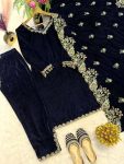 LUXURY HEAVY VISCOUS VELVET EMBROIDERY CODING SEQUENCE WORK TOP BOTTOM WITH DUPATTA CASUAL WEAR WHOLESALE PRICE ETHNIC GARMENT (6)