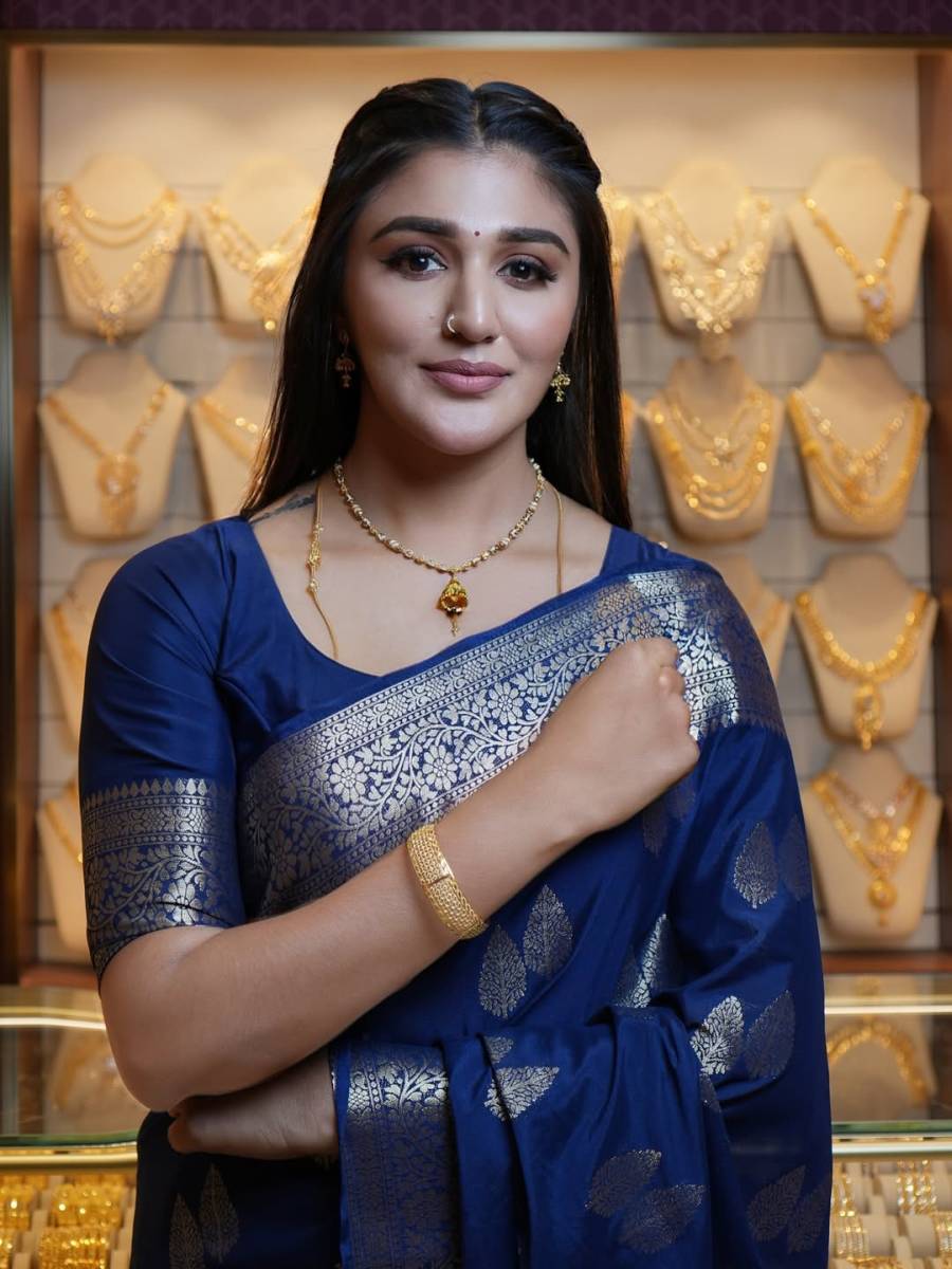 MODERN BANARASI SILK WEAVING WORK SAREE WITH UNSTITCHED BLOUSE FESTIVE WEAR WHOLESALE PRICE ETHNIC GARMENT(9)