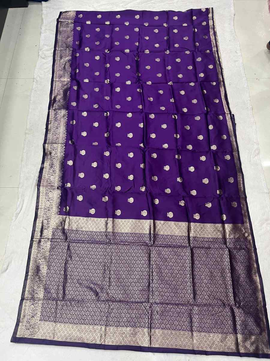 MODERN BANARASI SILK ZARI WOVEN WORK SAREE WITH UNSTITCHED BLOUSE FESTIVE WEAR WHOLESALE PRICE ETHNIC GARMENT (5)
