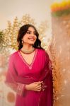MODERN CHANDERI SILK SEQUENCE EMBROIDERY WORK TOP BOTTOM WITH DUPATTA FESTIVE WEAR WHOLESALE PRICE ETHNIC GARMENT (3)