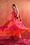 MODERN CHINON SILK EMBROIDERY SEQUENCE AND CODING WITH DIGITAL PRINT WORK TOP PALAZZO WITH DUPATTA FESTIVE WEAR WHOLESALE PRICE ETHNIC GARMENT (6)