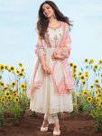MODERN COTTON CHECKS EMBROIDERY WORK TOP BOTTOM WITH DUPATTA FESTIVE WEAR WHOLESALE PRICE ETHNIC GARMENT (2)