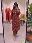 MODERN COTTON DIGITAL PRINT WORK TOP PENT SET DAILY WEAR WHOLESALE PRICE ETHNIC GARMENT (1)