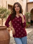 MODERN COTTON PRINTED WORK TOP CASUAL WEAR WHOLESALE PRICE ETHNIC GARMENT (6)