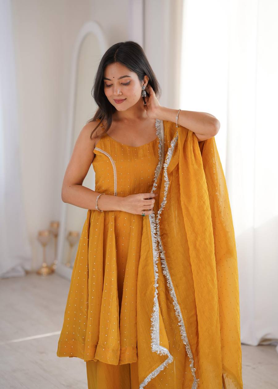 MODERN CRUNCHY SILK ZARKAN WORK TOP PALAZZO WITH DUPATTA FESTIVE WEAR WHOLESALE PRICE ETHNIC GARMENT (1)