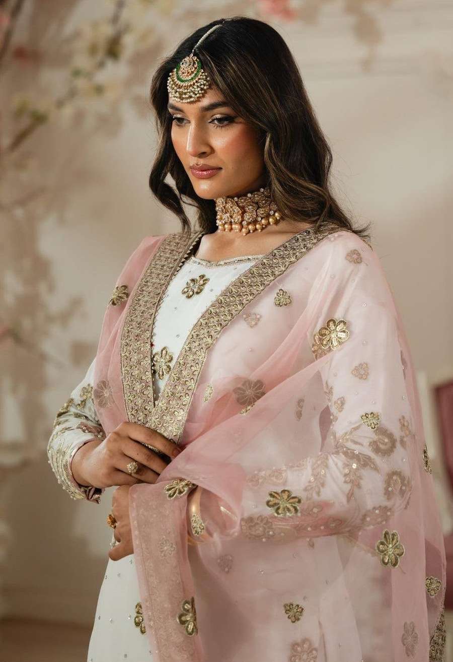 MODERN FAUX GEORGETTE EMBROIDERY SEQUENCE WORK TOP SHARARA WITH DUPATTA WEDDING WEAR WHOLESALE PRICE ETHNIC GARMENT (6)