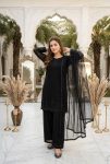 MODERN GEORGETTE BEADS EMBROIDERY WORK TOP PALAZZO WITH DUPATTA FESTIVE WEAR WHOLESALE PRICE ETHNIC GARMENT (5)