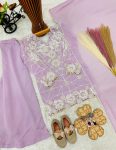 MODERN GEORGETTE EMBROIDERY 3 MM SEQUENCE WORK KID’S TOP PALAZZO WITH DUPATTA FESTIVE WEAR WHOLESALE PRICE ETHNIC GARMENT(7)
