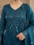 MODERN GLASS ROMAN SEQUENCE EMBROIDERY WITH CUT WORK TOP PALAZZO WITH DUPATTA DAILY WEAR WHOLESALE PRICE ETHNIC GARMENT (2)