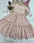 MODERN HAKOBA COTTON PRINTED WORK ONE PIECE DRESS DAILY WEAR WHOLESALE PRICE ETHNIC GARMENT (13)
