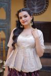 MODERN JACQUARD EMBROIDERED SEQUENCE WORK TOP LEHENGA WEDDING WEAR WHOLESALE PRICE ETHNIC GARMENT (8)