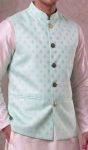 MODERN JACQUARD MENS ONLY KOTI SKY