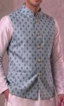 MODERN JACQUARD MENS ONLY KOTI WEDDING WEAR WHOLESALE PRICE ETHNIC GARMENT (5)
