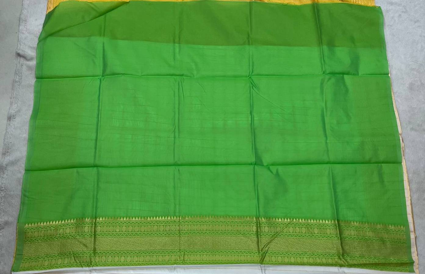 MODERN LICHI SILK WEAVING WORK SAREE WITH UNSTITCHED BLOUSE FUNCTIONAL WEAR WHOLESALE PRICE ETHNIC GARMENT (10)