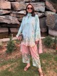 MODERN MUSLIN COTTON DIGITAL PRINT WORK TOP PALAZZO WITH DUPATTA FESTIVE WEAR WHOLESALE PRICE ETHNIC GARMENT (3)