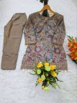 MODERN NC VICHITRA SEQUENCE CODING EMBROIDERY WORK CO-ORD SET FESTIVE WEAR WHOLESALE PRICE ETHNIC GARMENT (3)