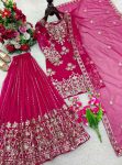 MODERN ORGANZA TWIN NET EMBROIDERY 5 MM SEQUENCE WORK TOP PALAZZO WITH DUPATTA WEDDING WEAR WHOLESALE PRICE ETHNIC GARMENT (3)