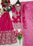 MODERN ORGANZA TWIN NET EMBROIDERY 5 MM SEQUENCE WORK TOP PALAZZO WITH DUPATTA WEDDING WEAR WHOLESALE PRICE ETHNIC GARMENT (3)