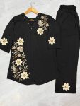 MODERN RAYON MULTI EMBROIDERY THREAD WORK CO-ORD SET DAILY WEAR WHOLESALE PRICE ETHNIC GARMENT (2)