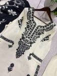 MODERN RAYON SLUB EMBROIDERY WORK TOP PALAZZO WITH DUPATTA CASUAL WEAR WHOLESALE PRICE ETHNIC GARMENT (4)