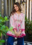 MODERN RAYON SLUB PRINTED WORK ONLY TOP DAILY WEAR WHOLESALE PRICE ETHNIC GARMENT (2)