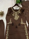 MODERN ROMAN EMBROIDERY WORK WITH LATKAN WORK TOP PALAZZO WITH DUPATTA FESTIVE WEAR WHOLESALE PRICE ETHNIC GARMENT (3)