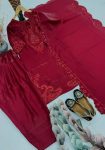 MODERN ROMAN GLASS EMBROIDERY SEQUENCE WORK WITH FANCY CUT WORK TOP PATIYALA WITH DUPATTA FESTIVE WEAR WHOLESALE PRICE ETHNIC GARMENT (8)