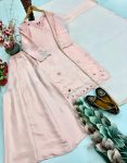 MODERN ROMAN GLASS EMBROIDERY THREAD WITH PERAL MOTI HAND WORK AND FANCY CUT WORK TOP PALAZZO WITH DUPATTA FESTIVE WEAR WHOLESALE PRICE ETHNIC GARMENT (4)