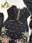 MODERN SATIN GLASS EMBROIDERY THREAD WORK TOP PATIYALA WITH DUPATTA FESTIVE WEAR WHOLESALE PRICE ETHNIC GARMENT (2)