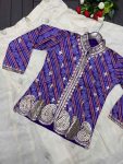 MODERN SHIMMER EMBROIDERY THREAD & SEQUENCE WORK LEHENGA CHOLI WITH DUPATTA WEDDING WEAR WHOLESALE PRICE ETHNIC GARMENT (4)